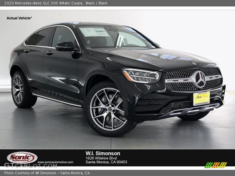 Black / Black 2020 Mercedes-Benz GLC 300 4Matic Coupe