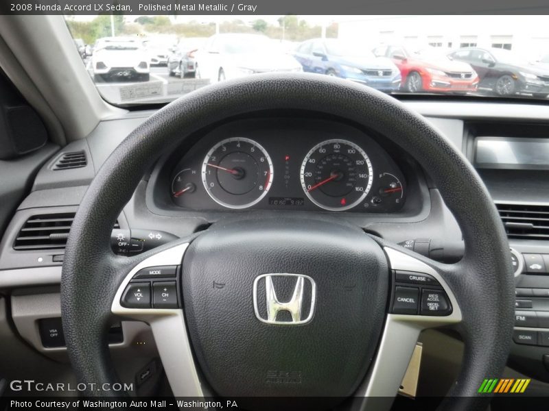 Polished Metal Metallic / Gray 2008 Honda Accord LX Sedan
