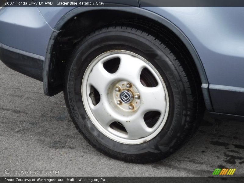 Glacier Blue Metallic / Gray 2007 Honda CR-V LX 4WD