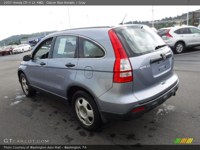 Glacier Blue Metallic / Gray 2007 Honda CR-V LX 4WD