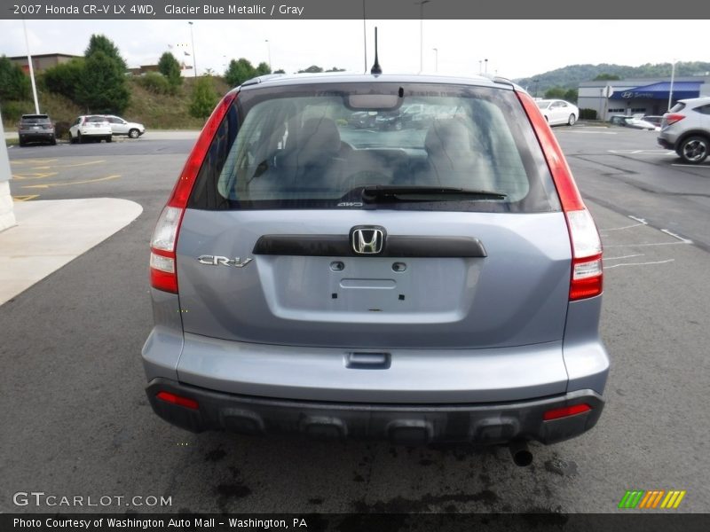 Glacier Blue Metallic / Gray 2007 Honda CR-V LX 4WD
