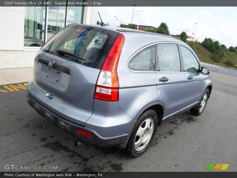 Glacier Blue Metallic / Gray 2007 Honda CR-V LX 4WD
