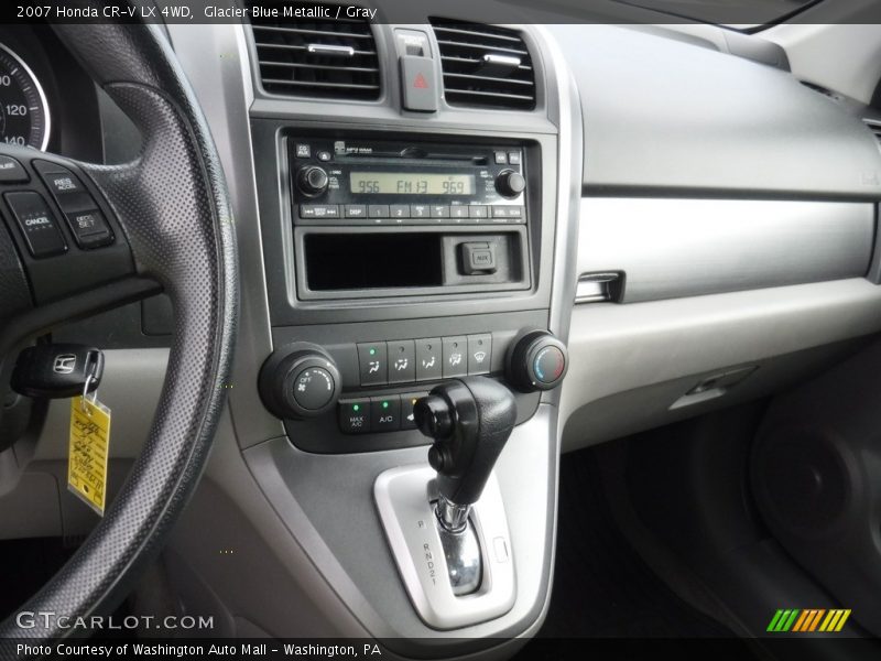 Glacier Blue Metallic / Gray 2007 Honda CR-V LX 4WD
