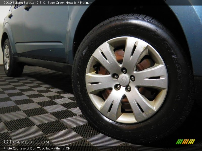 Sage Green Metallic / Platinum 2010 Subaru Forester 2.5 X