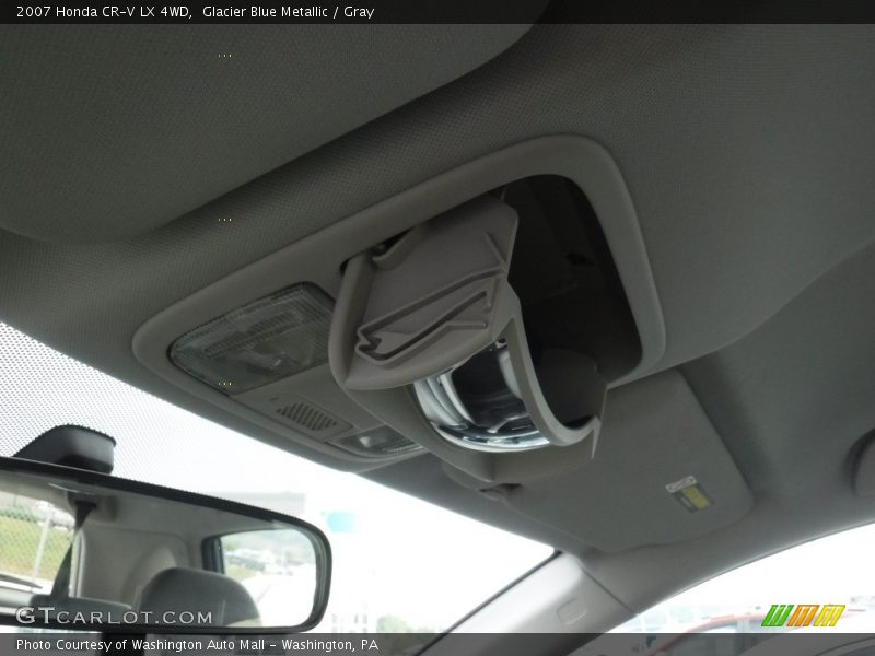 Glacier Blue Metallic / Gray 2007 Honda CR-V LX 4WD