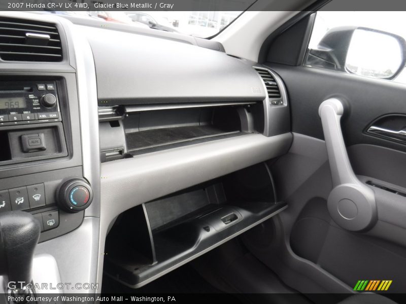 Glacier Blue Metallic / Gray 2007 Honda CR-V LX 4WD