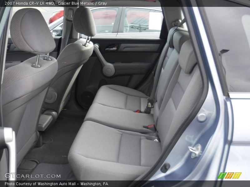 Glacier Blue Metallic / Gray 2007 Honda CR-V LX 4WD