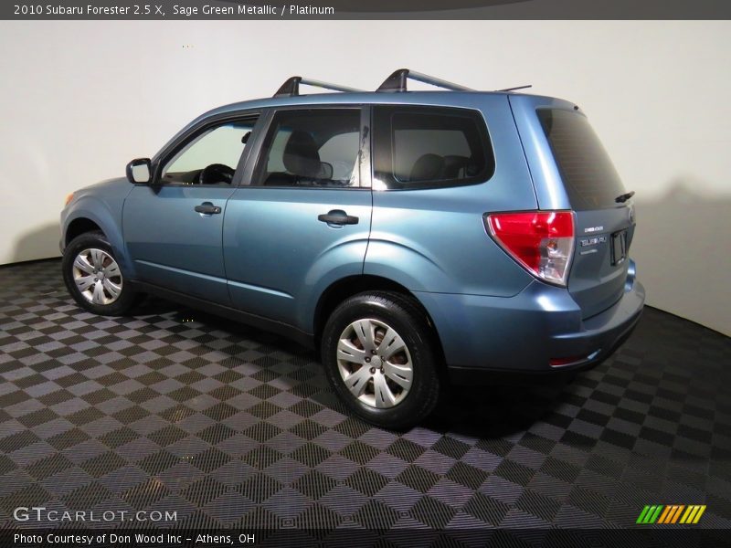 Sage Green Metallic / Platinum 2010 Subaru Forester 2.5 X
