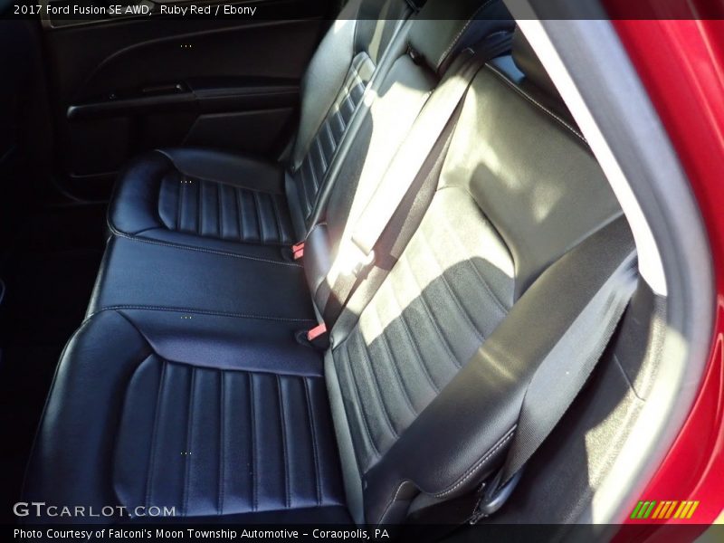 Ruby Red / Ebony 2017 Ford Fusion SE AWD