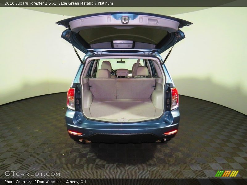Sage Green Metallic / Platinum 2010 Subaru Forester 2.5 X