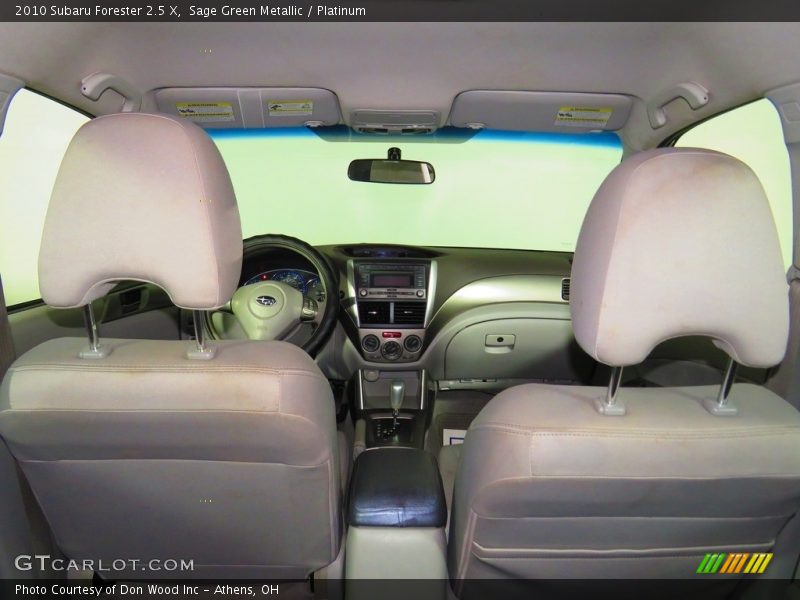 Sage Green Metallic / Platinum 2010 Subaru Forester 2.5 X