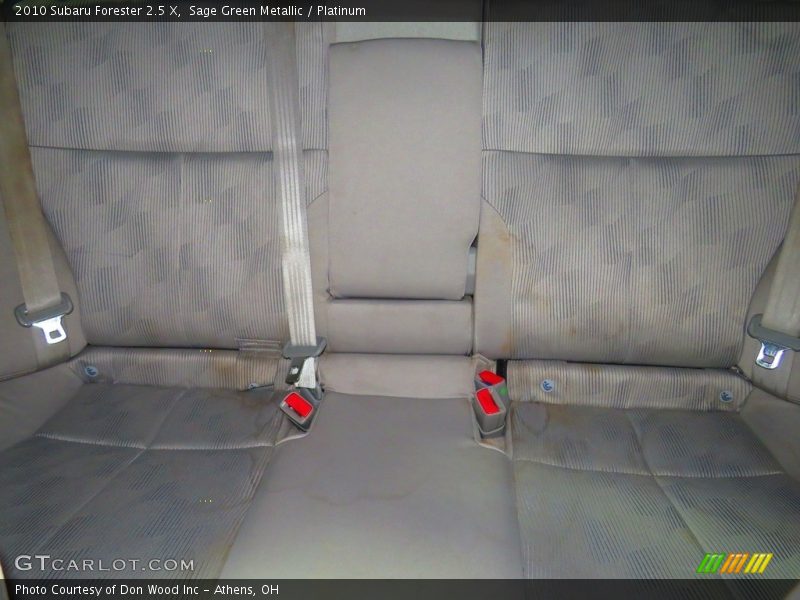 Sage Green Metallic / Platinum 2010 Subaru Forester 2.5 X