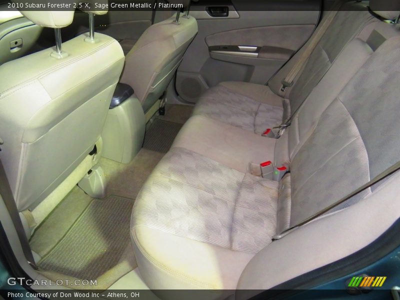 Sage Green Metallic / Platinum 2010 Subaru Forester 2.5 X