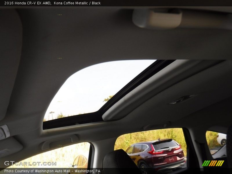 Kona Coffee Metallic / Black 2016 Honda CR-V EX AWD