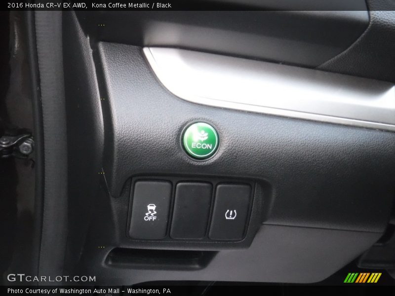 Kona Coffee Metallic / Black 2016 Honda CR-V EX AWD