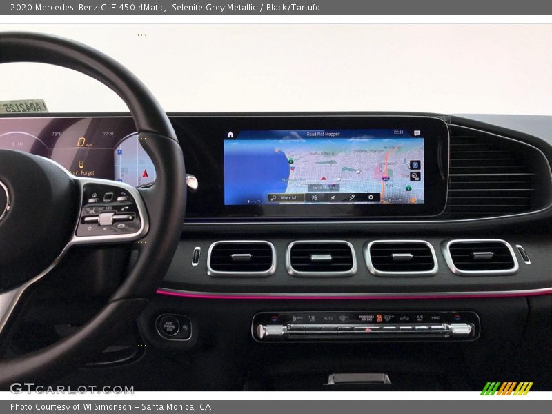 Navigation of 2020 GLE 450 4Matic