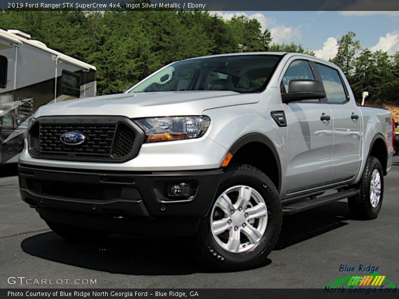 Ingot Silver Metallic / Ebony 2019 Ford Ranger STX SuperCrew 4x4