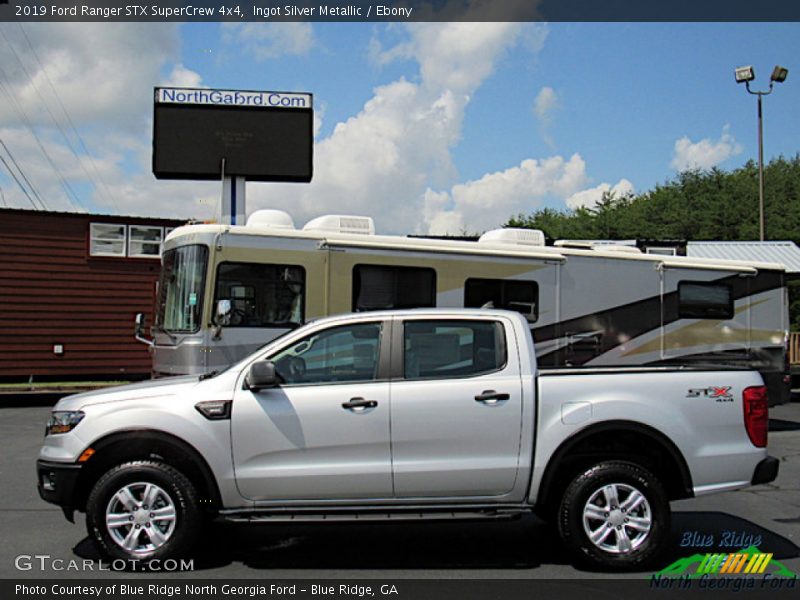 Ingot Silver Metallic / Ebony 2019 Ford Ranger STX SuperCrew 4x4