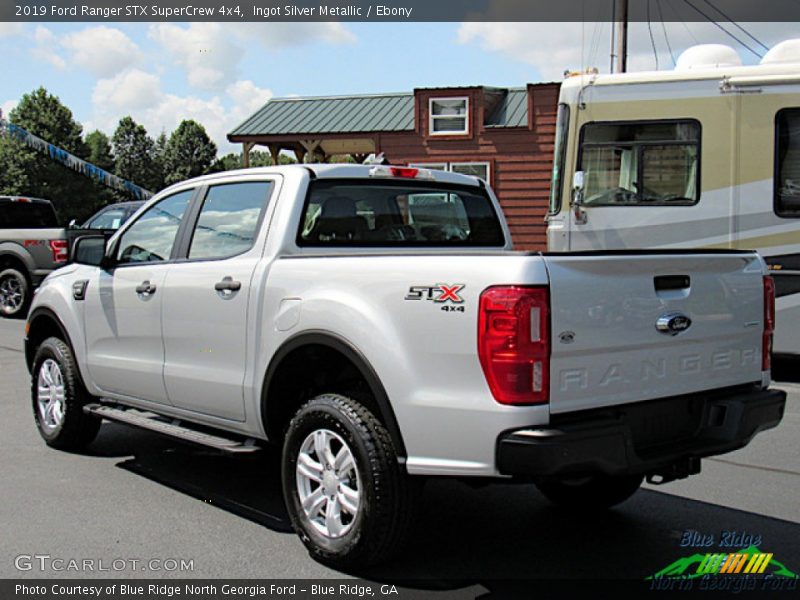 Ingot Silver Metallic / Ebony 2019 Ford Ranger STX SuperCrew 4x4