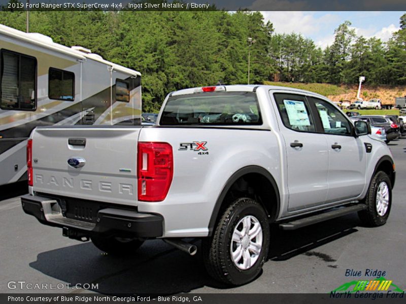 Ingot Silver Metallic / Ebony 2019 Ford Ranger STX SuperCrew 4x4