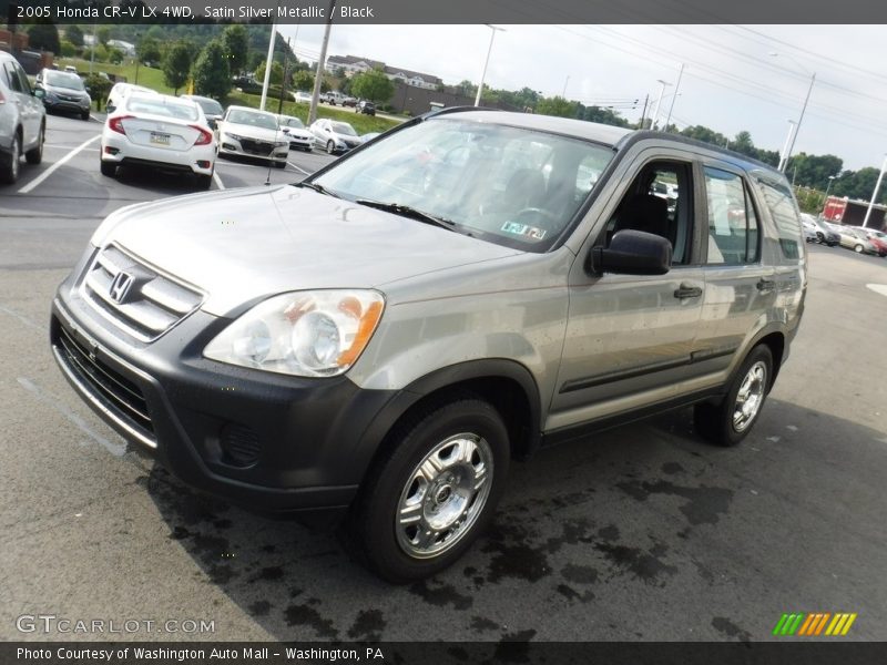 Satin Silver Metallic / Black 2005 Honda CR-V LX 4WD