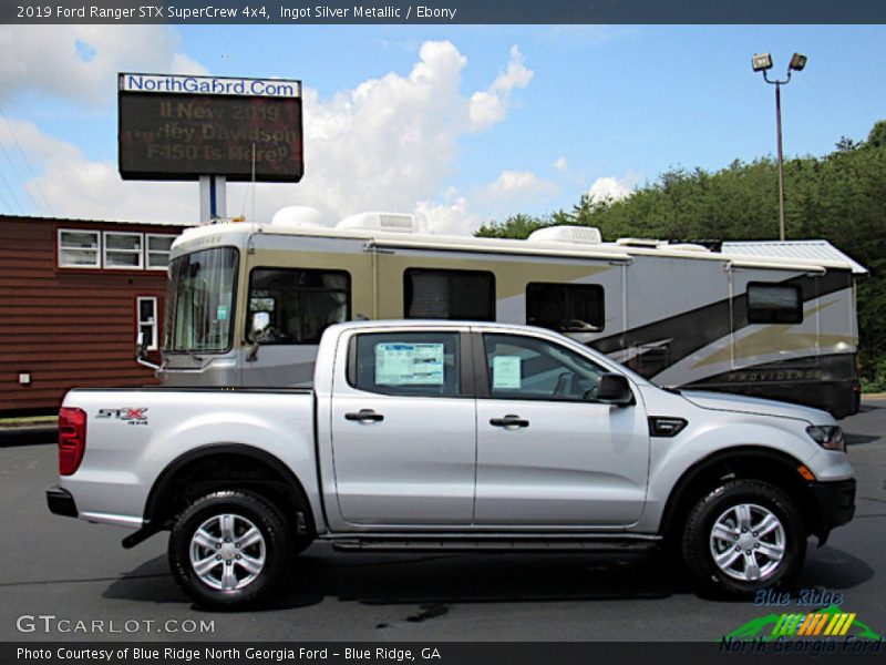 Ingot Silver Metallic / Ebony 2019 Ford Ranger STX SuperCrew 4x4