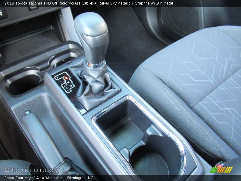 Silver Sky Metallic / Graphite w/Gun Metal 2018 Toyota Tacoma TRD Off Road Access Cab 4x4