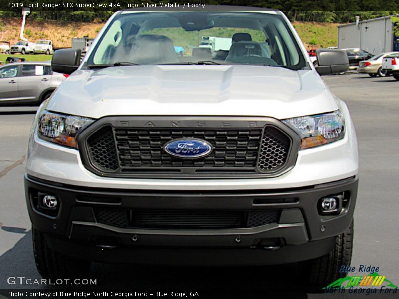 Ingot Silver Metallic / Ebony 2019 Ford Ranger STX SuperCrew 4x4