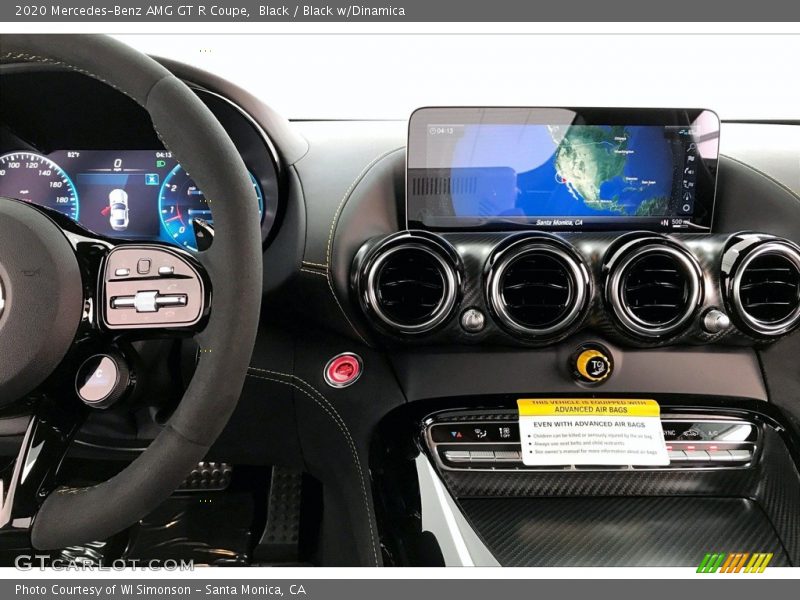 Controls of 2020 AMG GT R Coupe