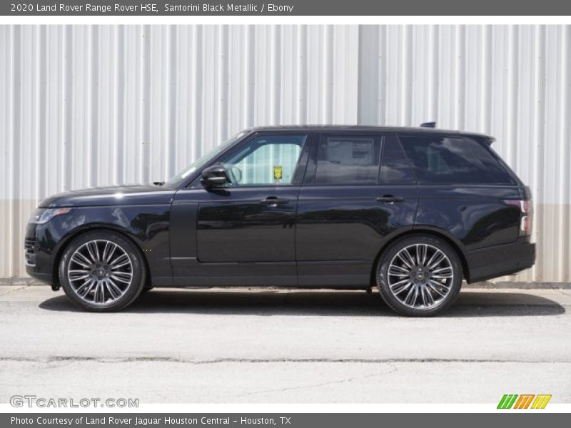 Santorini Black Metallic / Ebony 2020 Land Rover Range Rover HSE