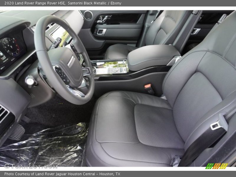 Front Seat of 2020 Range Rover HSE