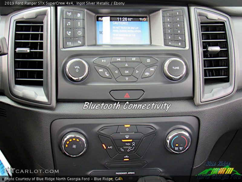Ingot Silver Metallic / Ebony 2019 Ford Ranger STX SuperCrew 4x4