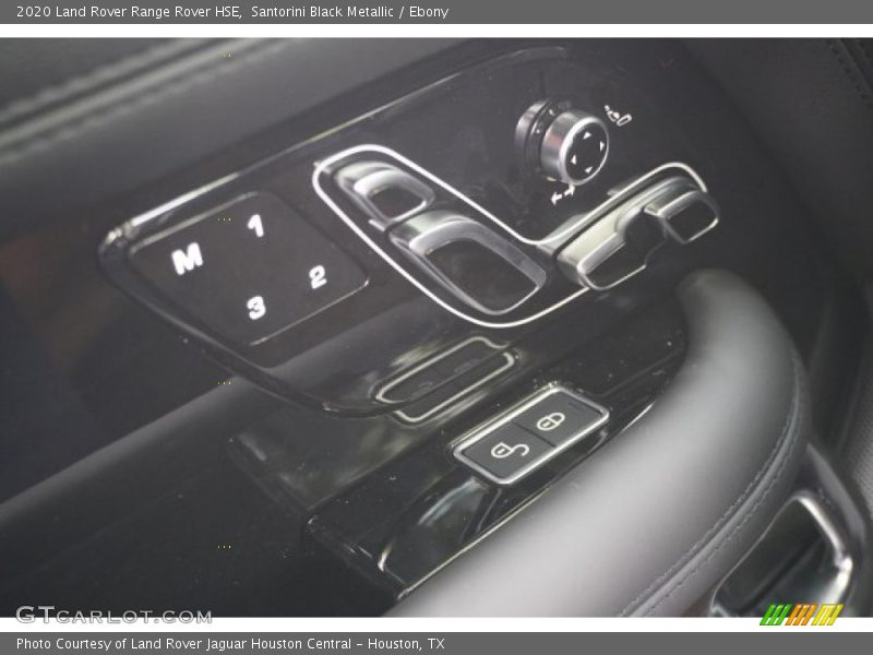 Controls of 2020 Range Rover HSE