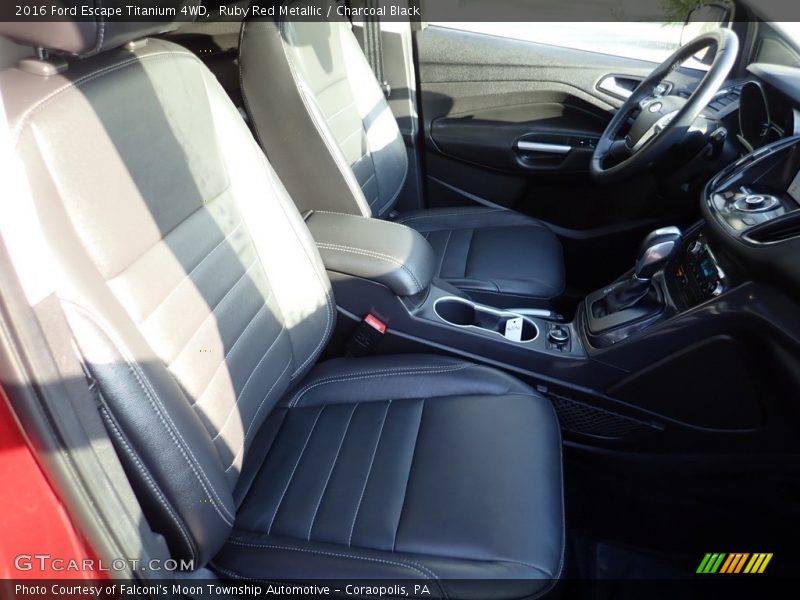 Ruby Red Metallic / Charcoal Black 2016 Ford Escape Titanium 4WD