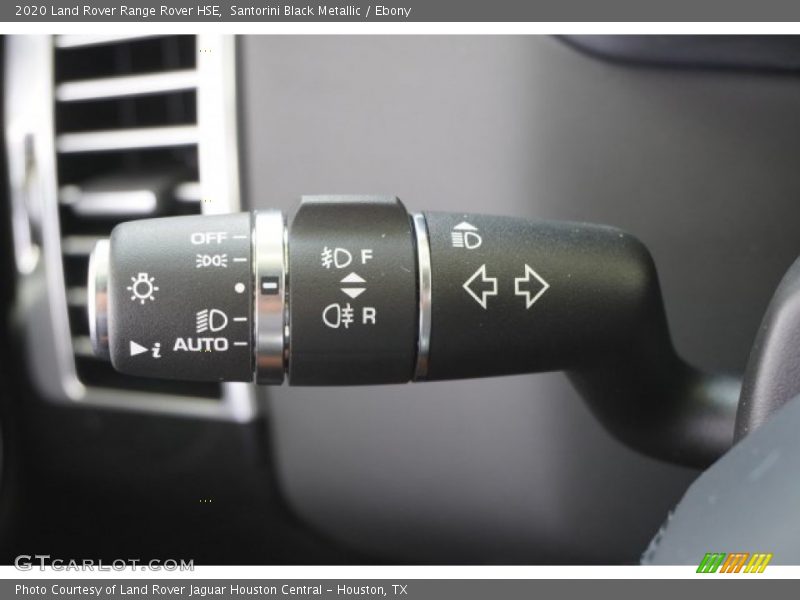 Controls of 2020 Range Rover HSE