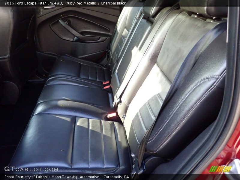 Ruby Red Metallic / Charcoal Black 2016 Ford Escape Titanium 4WD