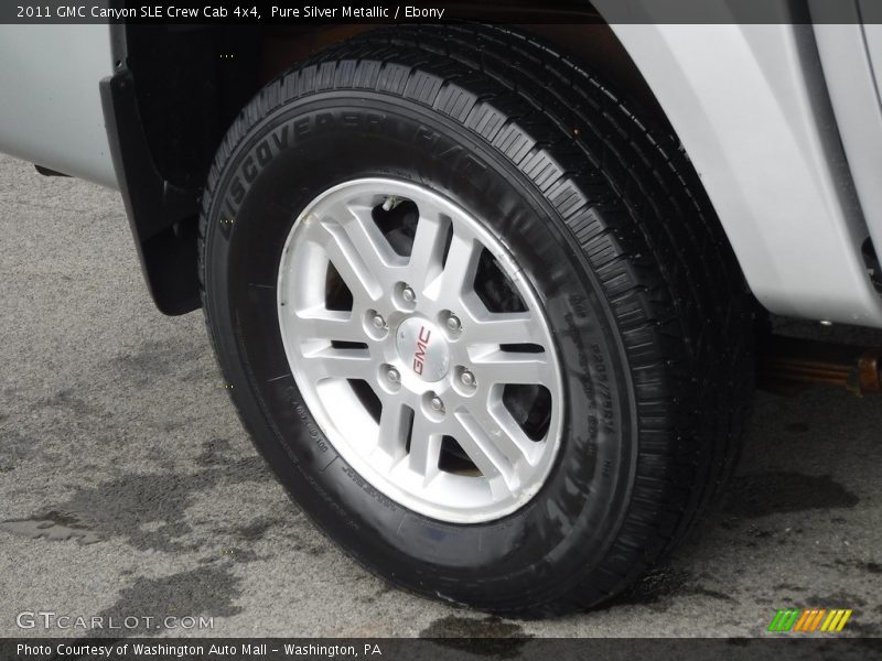 Pure Silver Metallic / Ebony 2011 GMC Canyon SLE Crew Cab 4x4