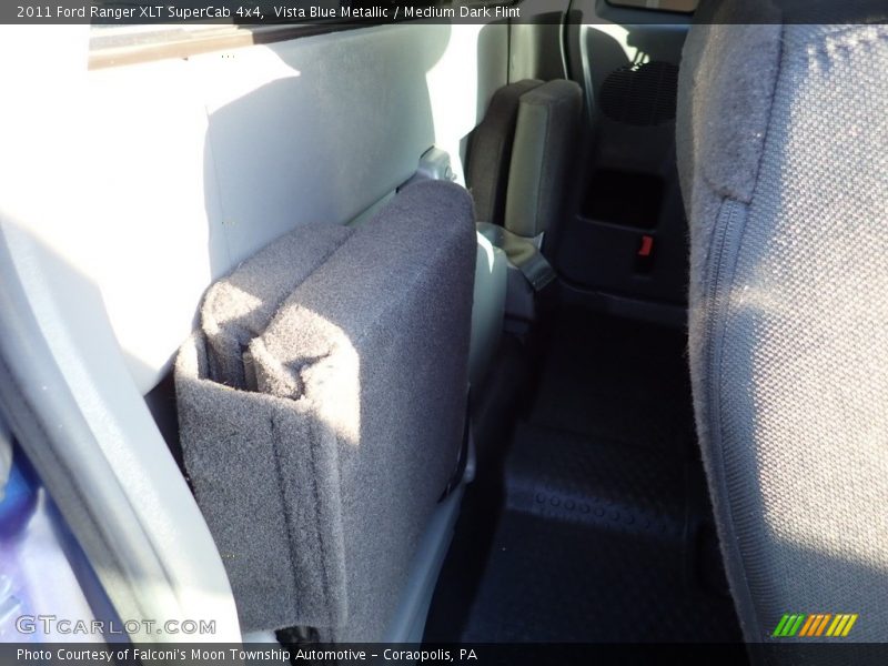 Vista Blue Metallic / Medium Dark Flint 2011 Ford Ranger XLT SuperCab 4x4