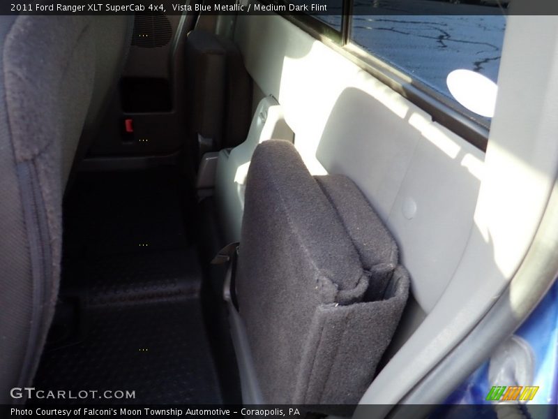 Vista Blue Metallic / Medium Dark Flint 2011 Ford Ranger XLT SuperCab 4x4
