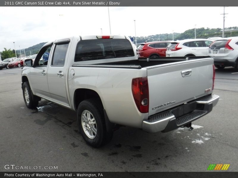 Pure Silver Metallic / Ebony 2011 GMC Canyon SLE Crew Cab 4x4
