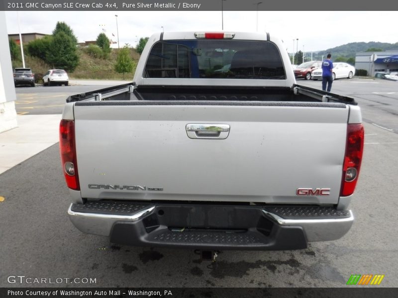 Pure Silver Metallic / Ebony 2011 GMC Canyon SLE Crew Cab 4x4