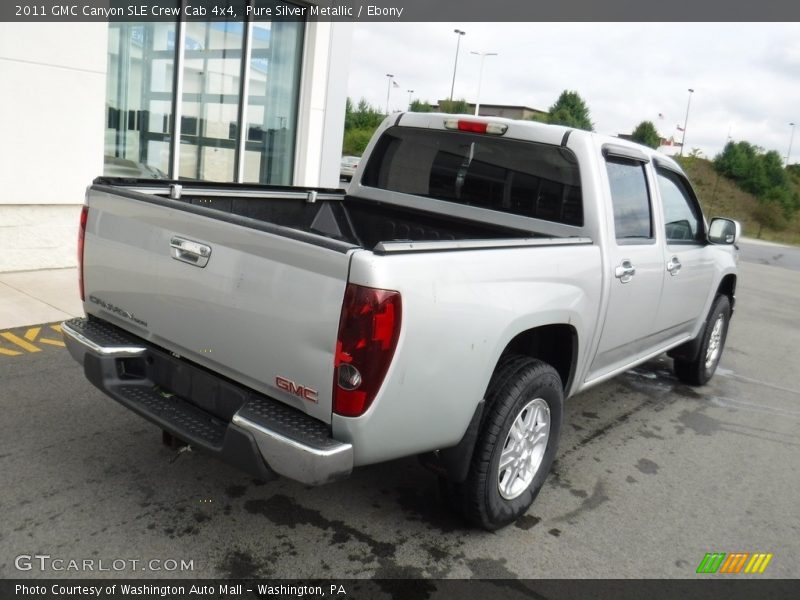 Pure Silver Metallic / Ebony 2011 GMC Canyon SLE Crew Cab 4x4