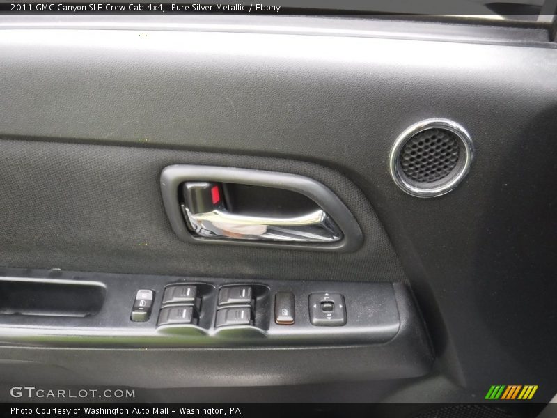 Pure Silver Metallic / Ebony 2011 GMC Canyon SLE Crew Cab 4x4