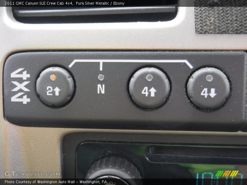 Pure Silver Metallic / Ebony 2011 GMC Canyon SLE Crew Cab 4x4