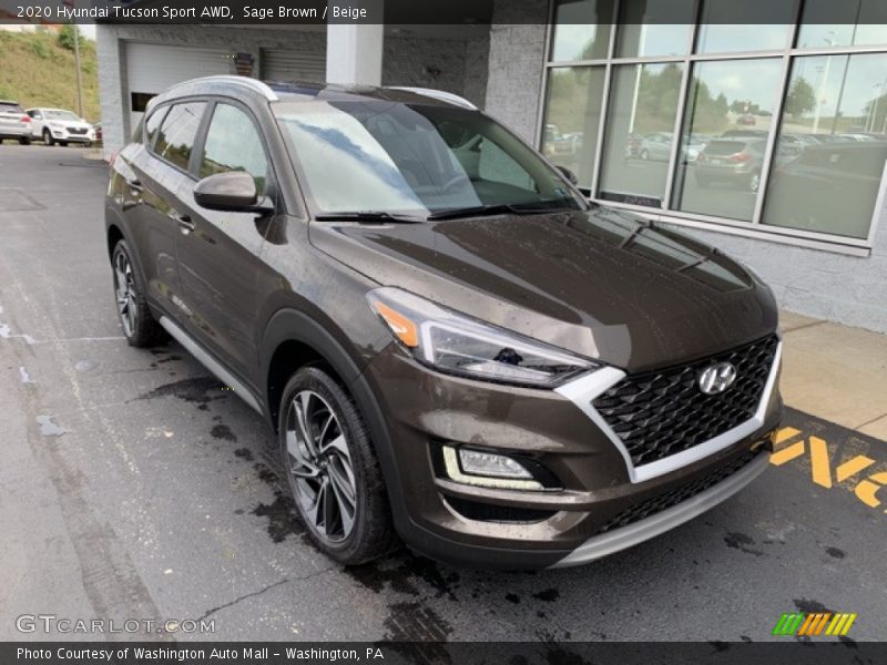 Front 3/4 View of 2020 Tucson Sport AWD