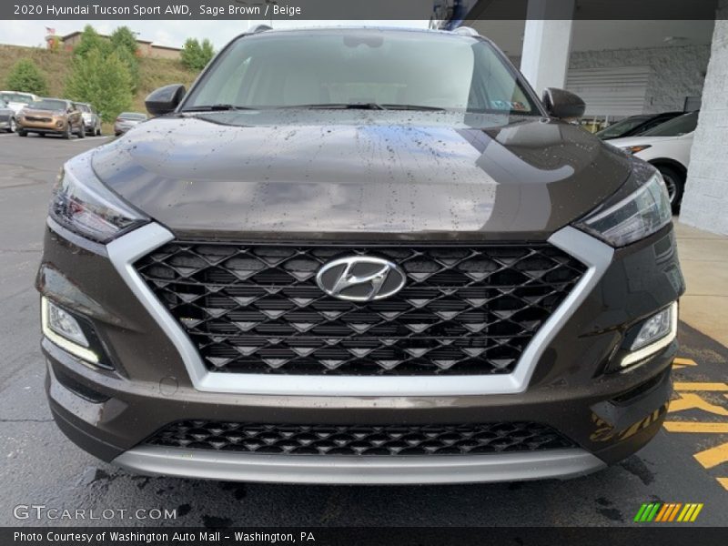 Sage Brown / Beige 2020 Hyundai Tucson Sport AWD