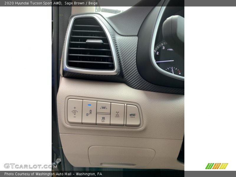 Controls of 2020 Tucson Sport AWD