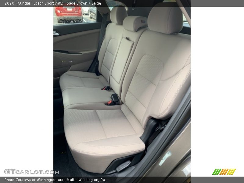 Rear Seat of 2020 Tucson Sport AWD