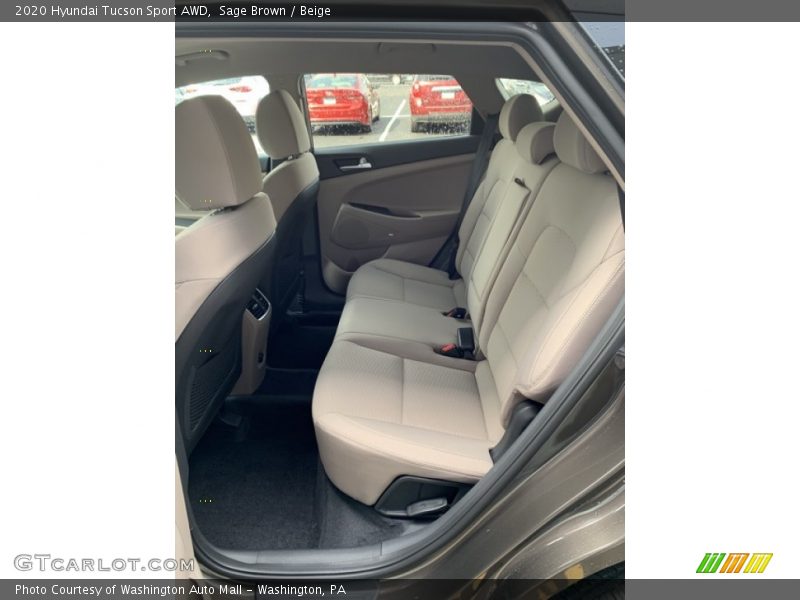 Rear Seat of 2020 Tucson Sport AWD