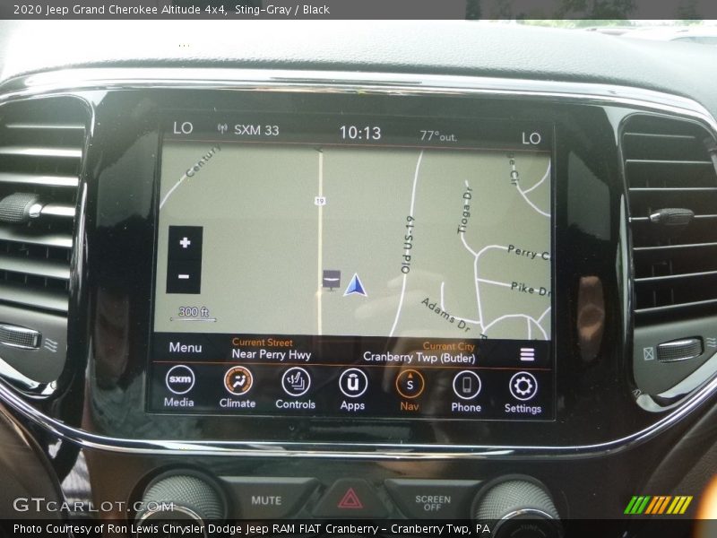 Sting-Gray / Black 2020 Jeep Grand Cherokee Altitude 4x4